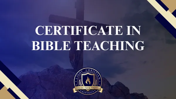 CERTIFICATE IN BIBLE TEACHING