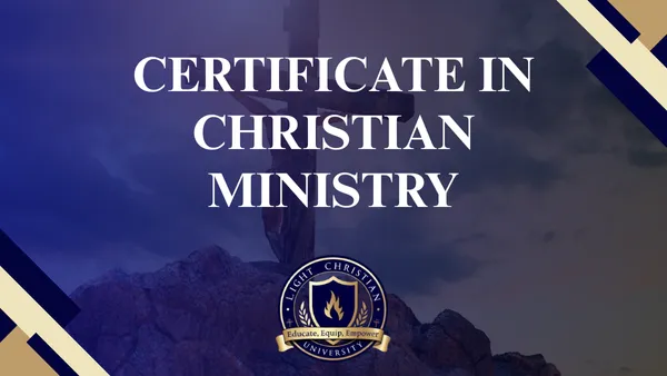 CERTIFICATE IN CHRISTIAN MINISTRY