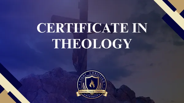 CERTIFICATE IN THEOLOGY